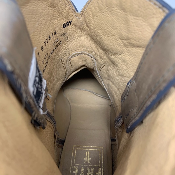 Frye Billy Short Pull On Boots Size 7 Gray - Picture 5 of 8